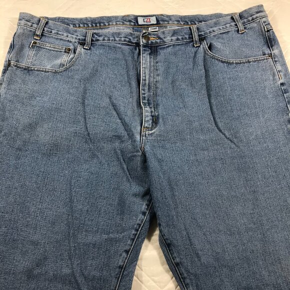 Cutter & Buck well worn blue jeans 52X32 - Picture 4 of 9